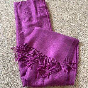 Deep purple scarf